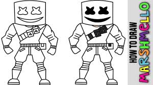 Free printable fortnite marshmello coloring pages. Pin On Mello Art