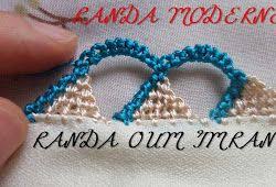 أم عمران hand embroidery satin stitch crochet