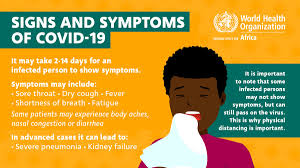 Home>words that start with d>diarrhea. Who African Region On Twitter Look Out For The Signs And Symptoms Of Covid19 They Include A Dry Cough Fever And Difficulty Breathing If You Think You Have Contracted Covid 19 Please Contact