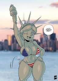 Statue of Liberty Animation / Freedom Day by Tansau 