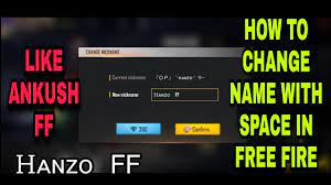 Now you can put the invisible space for your name in free fire. How To Name Change With Space In Free Fire Like Ankush Ff Youtube