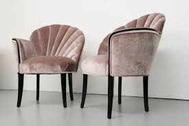 Pair Of 1920 S Art Deco Shell Back Boudoir Chairs 1stdibs Com Furniture Bookshelves Furniture Unique Office Furniture