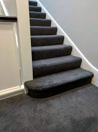 From traditional stripes to bold blue stars, scroll below for 25 stylish carpeting. Dark Grey Stair And Landing Installation By B R Carpet Company Stairs Carpet Bandrcarpet Grey Dark Grey Carpet Grey Carpet Grey Stair Carpet
