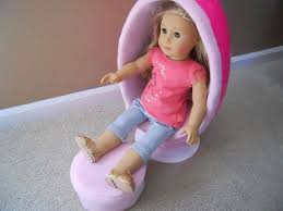 How To Make Egg Chair 18 Inch Doll Furniture Tutorial Pdf Digital Download American Girl Doll Furniture American Girl Doll Diy American Girl Doll Accessories