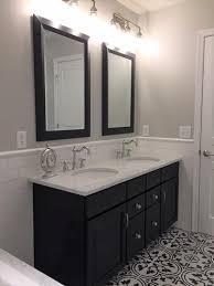 No matter what your project, you'll find a home depot location near you to help you get it done right. Home Depot Customer Photo Daltile Finesse Bright Chair Rail Tile Blue Bathroom Walls Bathroom Wall Tile Chair Rail