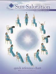 Pin By Anita Rikkert On Yoga Chair Yoga Yoga For Seniors Sun Salutation