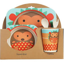 5 Pcs Vaisselle Enfant En Fibre De Bambou Bol De Dessin D Animal Set De Table Pour Bebe Enfant Tasse Cuillere Fourchette Herisson Multicolore Achat Vente Assiette Plateau Bebe 6980641712002 Cdiscount