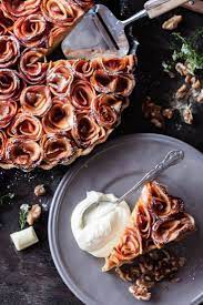 Spiced Rum And Maple Apple Pie With White Chocolate Whipped Cream Spring Recipes Dessert Apple Pie Designs Chocolate Whipped Cream