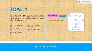 Soal sbmptn barisan dan deret. Soal Dan Pembahasan Barisan Dan Deret Aritmatika Matematika Sbmptn Un Sma Youtube