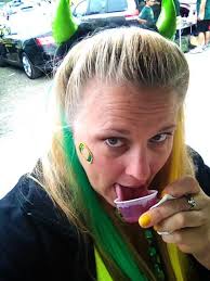 Just a couple of newlyweds hanging out with Ole Smokey!!!