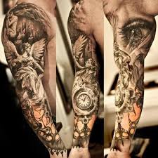The Realism In The Black Grey Sleeve Tattoo Is Amazing Tattoo Ink Art Best Sleeve Tattoos Tattoos Full Sleeve Tattoos
