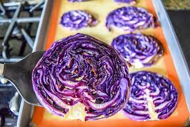 Chili Miso Red Cabbage Steaks Vegan Recipe Vegan Steak Cabbage Steaks Vegan