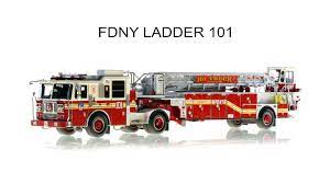 Fdny fire engines, ladder trucks, rescue 1 and high rise 1 responding with air horn, siren and lights in new york city, ny, usa. 1 50 Scale Model Of Fdny Ladder 101 Fdny Scale Models Fire Trucks