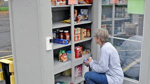 This pantry will receive donations of commonly needed food, household, and toiletry items and will also be open for neighbors and passers by to donate. Outdoor Food Pantries Called Blessing Boxes Offer Help During Covid 19