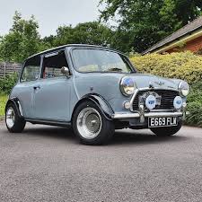 New Wheels In Time For Brokeboysuk At The Farm Classic Mini Mini Cars Mini Cooper Classic