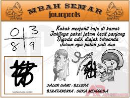 Syair Sd Mbah Semar 23 September 2020 Keluaran Togel
