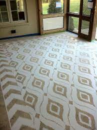 Nashville Southern Living Showcase Home Faux Finishes Project Recap Stencil Concrete Concrete Decor Stenciled Floor