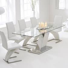 Luna 140cm Extending Glass Dining Table With Hampstead Z Chairs Glass Dining Table Decor Extendable Glass Dining Table Dining Table