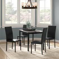 The subtle cream white tone of these leather dining chairs complements the luxurious black lacquer finish of the dining table elegantly. Black Lacquer Dining Room Set Wayfair