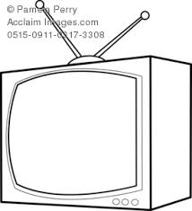 The coloring is the first hobby and most lovable artwork for any kid in the world. Television Coloring Page Clipart Stock Photography Acclaim Images