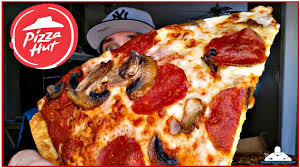 Pizza Hut Thin Crust Pizza Review 7 99 Two Topping Special Youtube