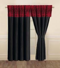Catherine Black And Red Curtain Set By Kinglinen Http Www Amazon Com Dp B00876qnhi Ref Cm Sw R Pi Dp Hvgrb1 Red And Black Curtains Bedroom Red Red Curtains