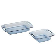 Pyrex Easy Grab Blue 2 Pc Value Set Glass Bakeware Set Glass Bakeware Bakeware Set