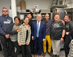 Yesterday, I got lunch at Brewfontaine in Bellefontaine. Adam and Jason  gave me a tour of the restaurant and talked with me about the  revitalization work Small Nation is doing. There are