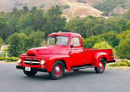 Image result for Light Red 1954 Truck