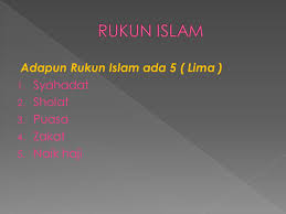 Ada 5 hal dalam rukun islam. Fiqih Ibadah Untuk Madrasah Iptidaiyah Kelas Satu Ppt Download