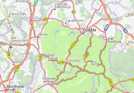 Harz karte landkarte / der harz und seine regionen zum entdecken und wandern : Michelin Landkarte Hahnenklee Stadtplan Hahnenklee Viamichelin