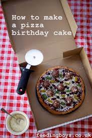Vanilla and about 4 cups icing sugar. Pizza Birthday Cake Pizza Birthday Cake How To Make Pizza Pizza Cake