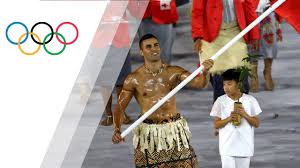 Who is the tonga flag guy? Tonga Flag Bearer S Oiled Torso Sparks Social Media Frenzy Youtube