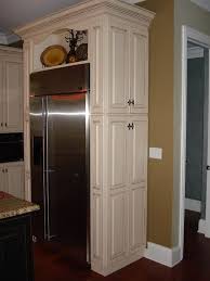 Above Refrigerator Cabinets Design Pictures Remodel Decor And Ideas Refrigerator Cabinet Custom Kitchens Kitchen Pantry Cabinets