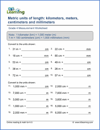 Grade 4 Measurement Worksheets Free Printable K5 Learning