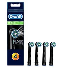 Changing the image can be a good action. Oral B Crossaction Black Replacement Electric Toothbrush Heads 4x Boots