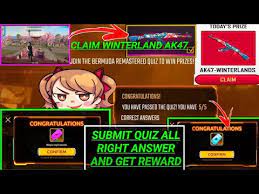 The official announcement of this new map's release was made just after the ob24 update, but developers could not implement their words due to some technical problems. Bermuda Remastered Quiz Answer Garena Free Fire New Event Bermuda 2 0 Quiz Answer Free Fire 2021 Youtube