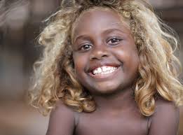For example, if two parents with brown eyes each passed on a pair of blue alleles to their offspring, then the child would be born with blue eyes. Blond Hair Of Melanesians Evolved Differently Than Those Of Europeans