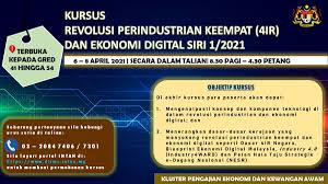 Penjawat awam beruntung kerana dilindungi skim pencen selepas persaraan. Intan Bukit Kiara On Twitter Kursus Revolusi Perindustrian Keempat 4ir Dan Ekonomi Digital Siri 1 2021 Secara Dalam Talian Tarikh 6 8 April 2021 Permohonan Https T Co Cq5dihdt8q Penjawat Awam Yang Memenuhi Syarat Diundang