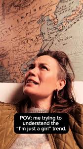 Can someone please explain the “I’m just a girl” trend to me? Is it ironic?  #imjustagirl #women #girls #authorsoftiktok #booktok #foryoupage #fyp