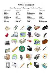 Other equipment may also be required by offices. Office Equipment Esl Worksheet By Mahda