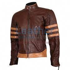 X Men Wolverine Origins Biker Brown Leather Jacket This Leather Jacket Is An Exact Replica Of The Celebrities Leather Jacket Leather Jacket Men Leather Jacket