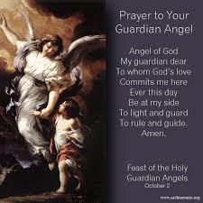 A guardian angel is a type of angel that is assigned to protect and guide a particular person, group or nation. Prayer For The Feast Day Of The Holy Guardian Angels Guardian Angels Prayer Your Guardian Angel Guardian Angels