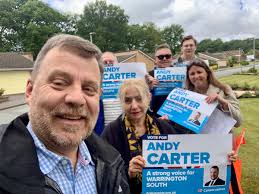 Great couple of weeks all over #Warrington South with my superb  #Conservatives team (rain or shine!)