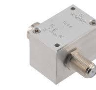 10 MHz to 3 GHz, Type F 75 Ohm Bias Tee,Rated 2.5 Amps and 100 Volts, DC Pin
