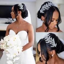 26 Beautiful Hairstyles For The African American Bride Natural Wedding Hairstyles Black Wedding Hairstyles Black Brides Hairstyles