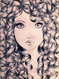 Tips On Looking After Curly Hair Tips Tricks Curly Hair Drawing Curly Hair Styles Sketches