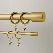 Solid rings are the perfect addition to all your decorating needs. Round Metal Curtain Rings Set Of 7