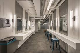 Gorman Richardson Lewis Architects Completes Metrowest Ymca Locker Shower Room Renovation Gorman Richardson Room Renovation Locker Room Shower Shower Room