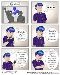 Anonymous Asexual - It's a boy! Comic (March 17th, 2018) | Anonymous Asexual  | Know Your Meme